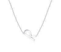 Letter R Silver Necklace SPE-5532